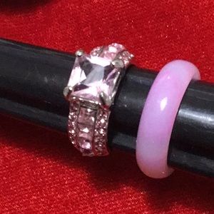 61/2  71/2 sapphire lab ring and gemstone band sale